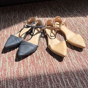 Express Strappy Flats! 2 sets!